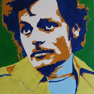 P.D. acrylique sur toile 46x55 cm / 2016