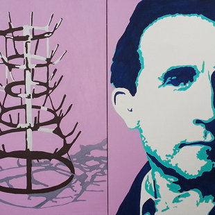 M.D. acrylique sur toiles  91x51 cm / 2016