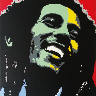 B.M. acrylique sur toile  46x55 cm / 2014