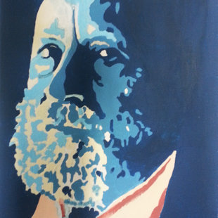 M.B. acrylique sur toile 38X46 cm / 2017