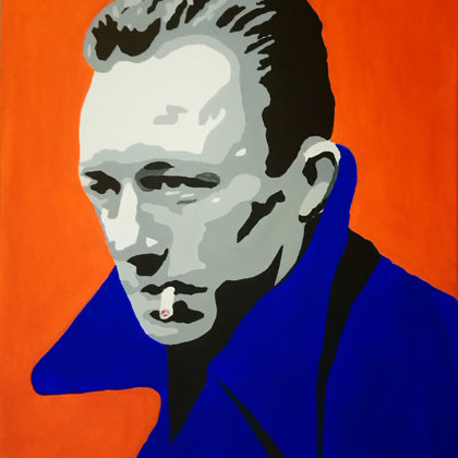 A.C. acrylique sur toile  46x55 cm / 2019