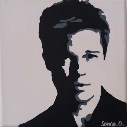 B.P. acrylique sur toile  46x55 cm / 2014