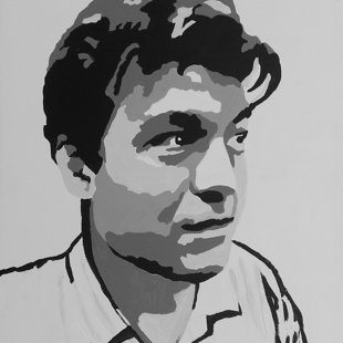 Frédéric. acrylique sur toile  33X41 cm / 2016