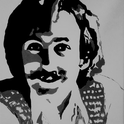 Henri-Paul D. acrylique sur toile  24x30 cm / 2018