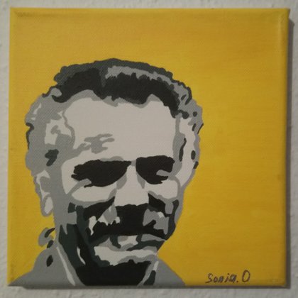 G.B. acrylique sur toile 20x20 cm 2015