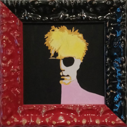 A.W. acrylique sur toile encadrée 20X20 cm / 2016