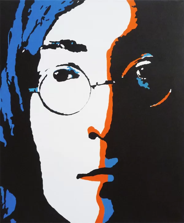 J.L. acrylique sur toile  46x55 cm / 2011
