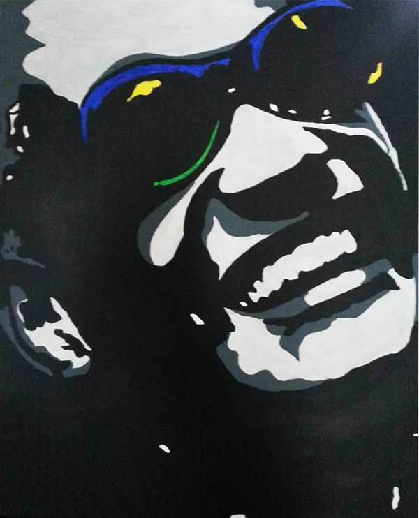 R.Ch. acrylique sur toile  46x55 cm / 2015