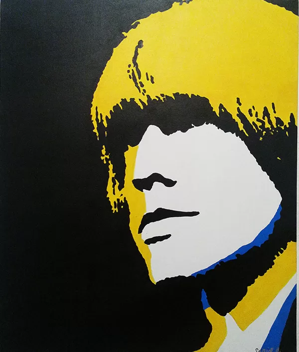 B.J. acrylique sur toile  46x55 cm / 2011