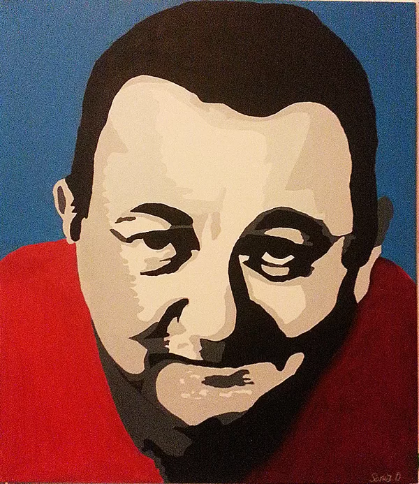 M.C. acrylique sur toile  46x55 cm / 2016