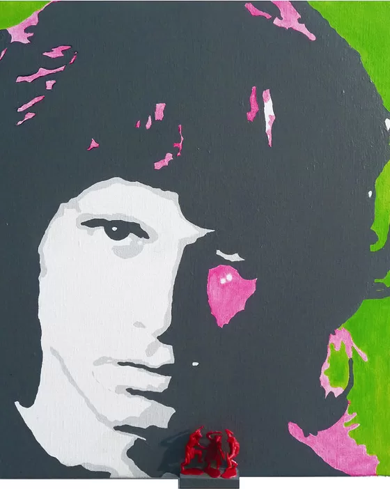 J.M. acrylique sur toile  46x55 cm / 2011