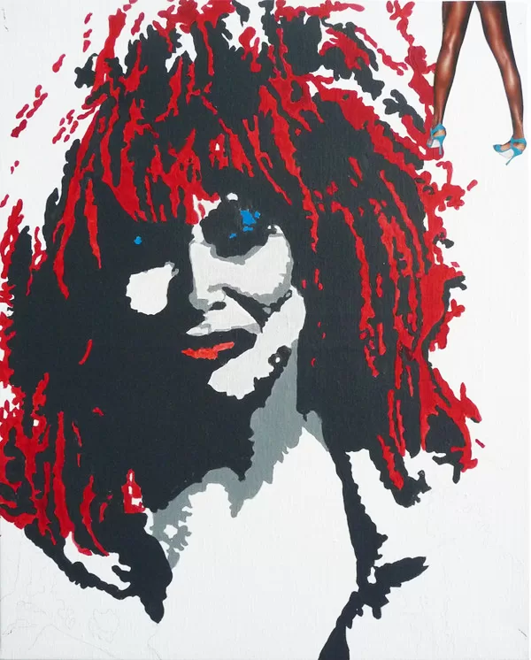 T.T. acrylique sur toile  46x55 cm / 2011