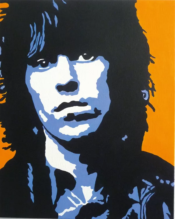 K.R. acrylique sur toile  46x55 cm / 2011