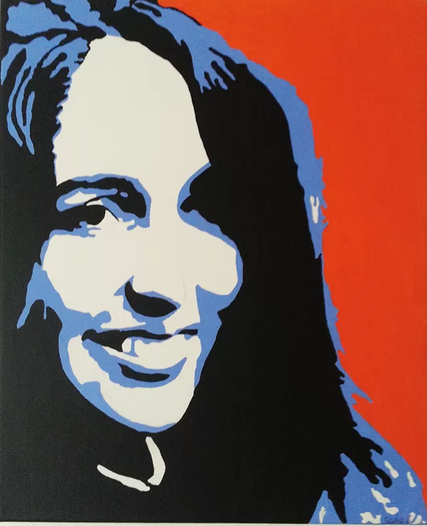 J.B. acrylique sur toile  46x55 cm / 2015