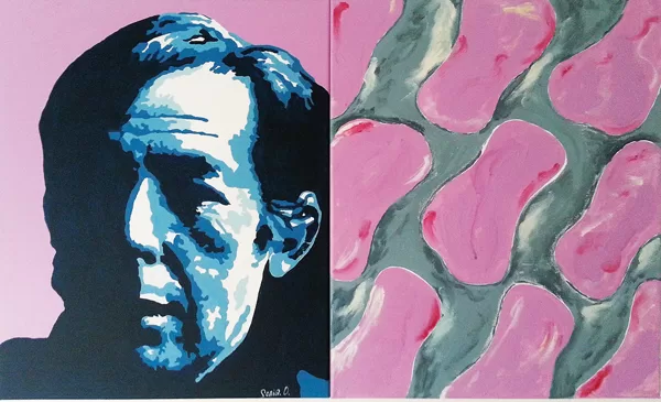 C.V. acrylique sur toiles  91X55 cm / 2015