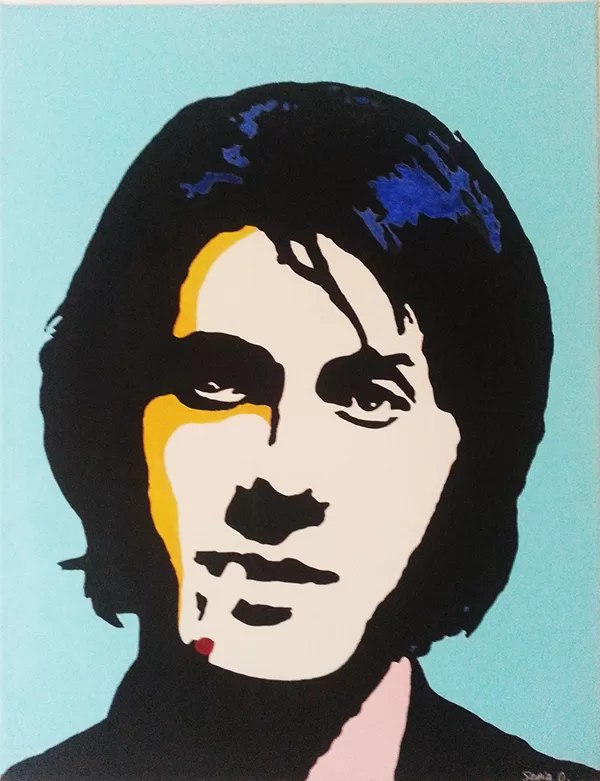 J.D. acrylique sur toile  46x55 cm / 2015