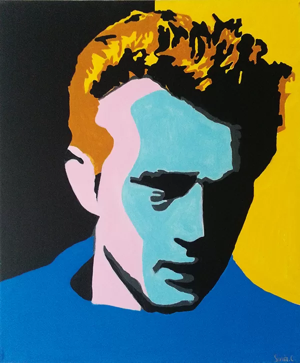 J.D. acrylique sur toile  46x55 cm / 2015