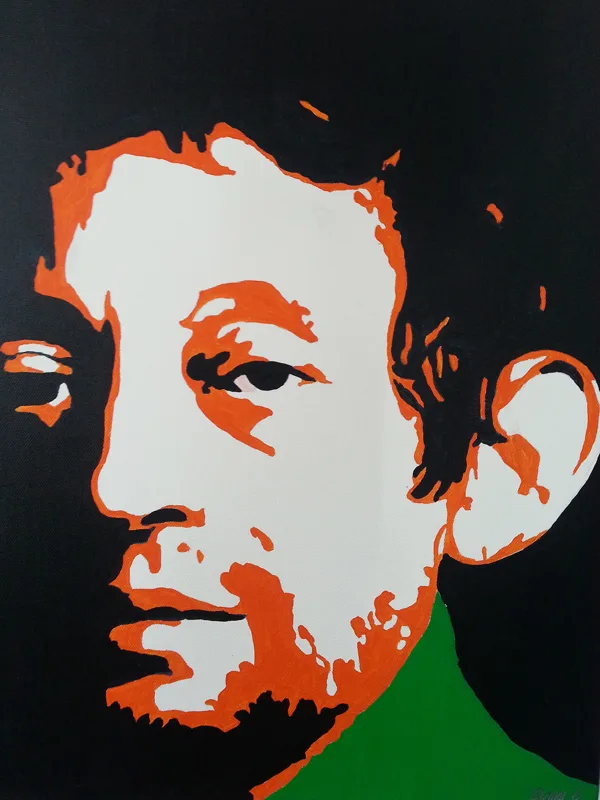S.G. acrylique sur toile  46x55 cm / 2015