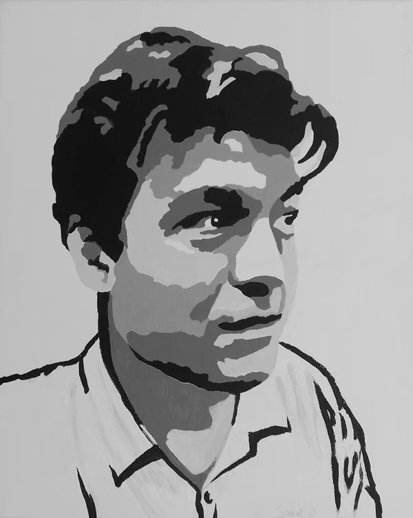 Frédéric. acrylique sur toile  33X41 cm / 2016