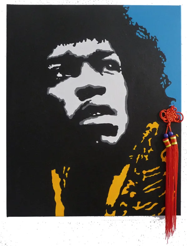 J.H. acrylique sur toile  46x55 cm / 2011