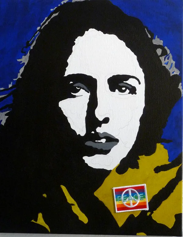 J.B. acrylique sur toile  46x55 cm / 2012
