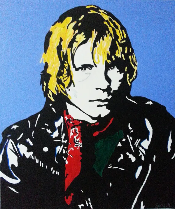 R. acrylique sur toile  46x55 cm / 2016