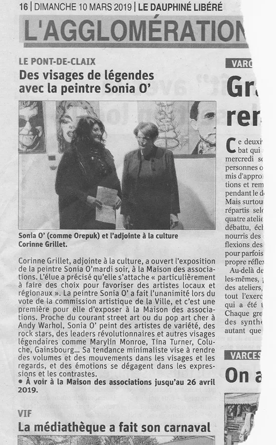 Le dauphiné Libéré mars 2019