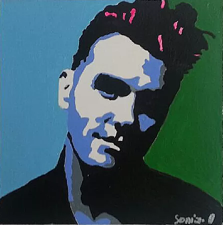 Sosie P.M. sur carton 13x13cm 2016